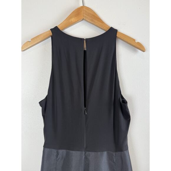 Alfred Sung Black JERSEY BODICE MIKADO Full Length Gown Dress Sz 8 D737 - Picture 5 of 12